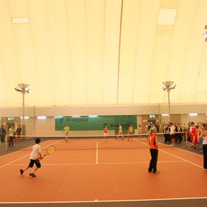 estructura hinchable para pista de tenis
