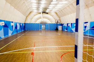 estructura hinchable para pista de tenis
