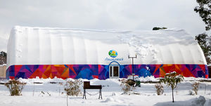 estructura hinchable para espacio público