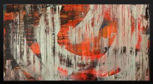 pintura sobre lienzo