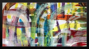 pintura sobre lienzo