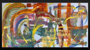 pintura sobre lienzo