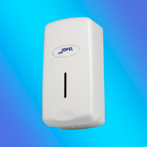 dispensador de jabón para el sector servicios / de pared / de ABS / de polietileno