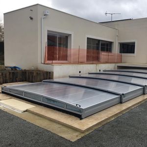 cubierta para piscina baja