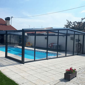 cubierta para piscina alta