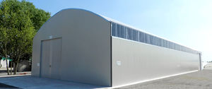 hangar de acero galvanizado