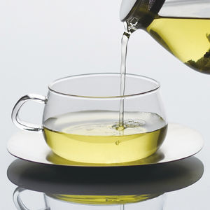 taza de vidrio