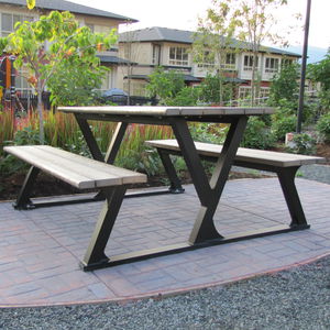 mesa de pícnic contemporánea