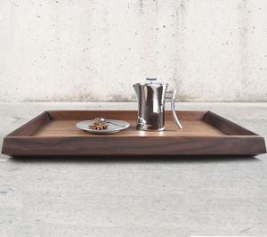bandeja de servicio de madera / para habitación de hotel / para restaurante