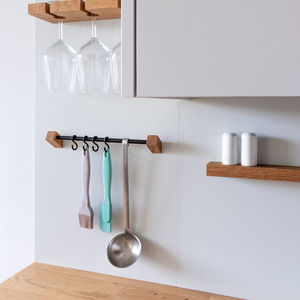 soporte de pared para utensilios de cocina