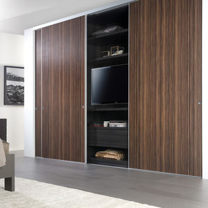 armario contemporáneo / de aluminio / con puertas corredizas