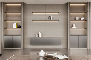 biblioteca de pared