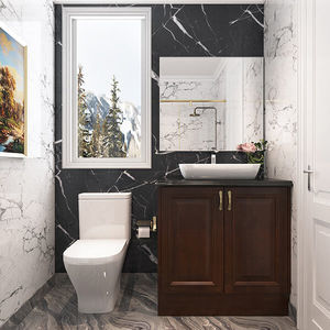 mueble de lavabo de pie
