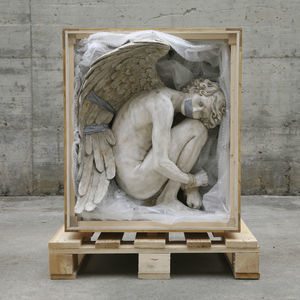 escultura de madera