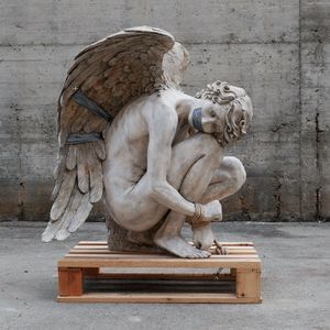 escultura de madera