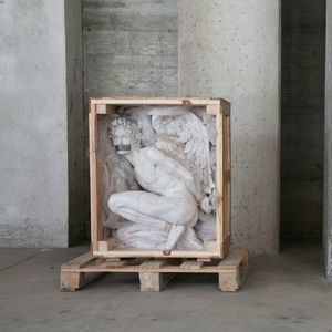 escultura de madera