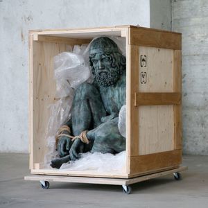 escultura de madera
