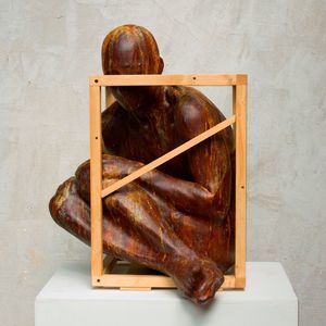 escultura de madera