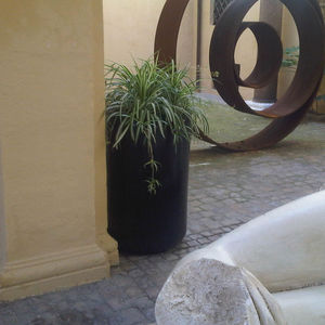 maceta de jardín de cerámica