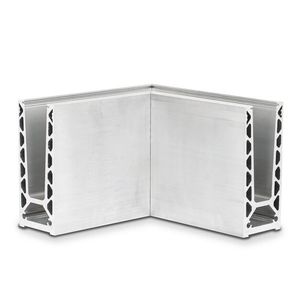 perfil de aluminio anodizado
