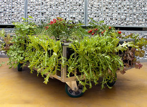 jardinera de metal