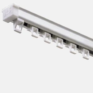 riel para cortina para montaje en techo