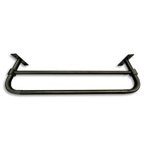 sistema de fijación para doble cortinas