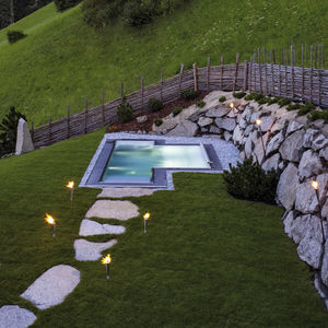 spa empotrable / otras formas / 4 plazas / de exterior