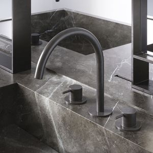 grifo bimando para lavabo