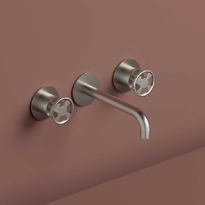 grifo bimando para lavabo