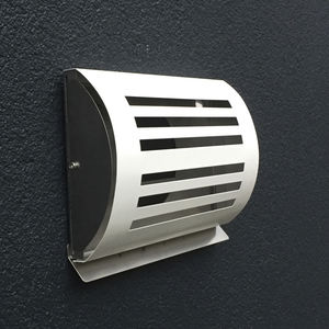rejilla de ventilación de acero inoxidable / rectangular / para el suministro y el retorno de aire / para cocina