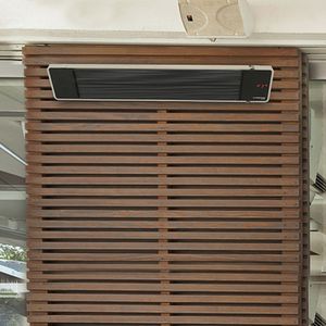 estufa de infrarrojos de pared