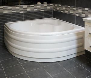 bañera-ducha de esquina