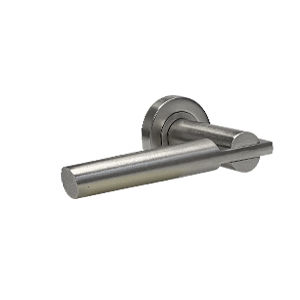 manilla de puerta / de metal / contemporánea