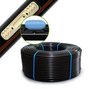 tubo flexible de irrigación / de silicona / con goteador / plano