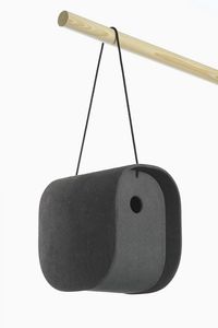 casita para pájaros de hormigón reforzado con fibra