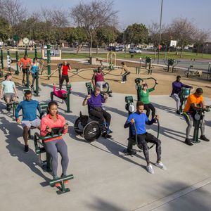 parque de fitness al aire libre