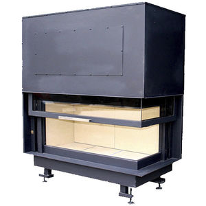 Chimenea con puerta retráctil - HSE 80 L - Chimeneas Campos S.L. - de