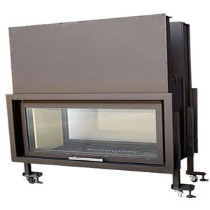 Chimenea con puerta retráctil - HSE 100 TÚNEL CRYSTAL - Chimeneas