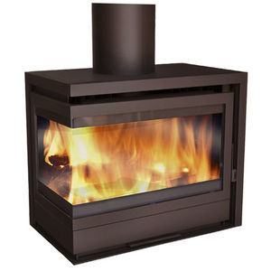 Chimenea de leña - HS 80 L - Chimeneas Campos S.L. - contemporánea / de