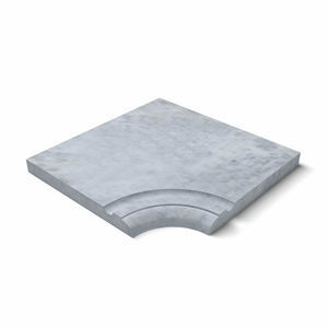 borde de piscina de mármol