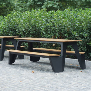 mesa de pícnic contemporánea