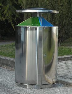 cubo de basura público