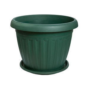 maceta de jardín de plástico / redonda / para el sector servicios / para uso residencial