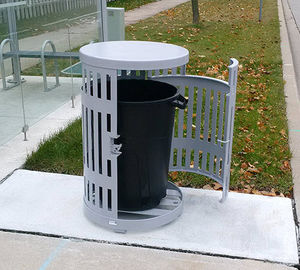 cubo de basura público