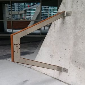 aparcabicis de suelo