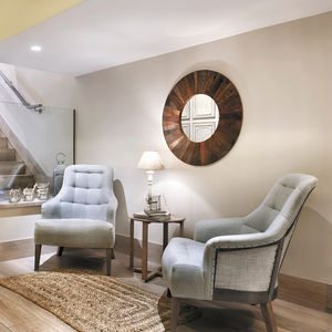 sillón clásico / de haya / de madera maciza / de pino