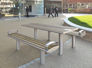 mesa de pícnic contemporánea