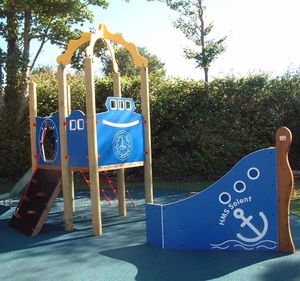 estación de juego para parque infantil
