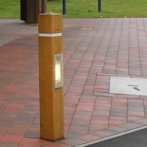 bolardo de iluminación de jardín